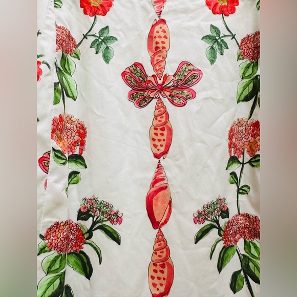 Hill House Home Addie Maxi Dress in Red Shell Vine Stripes. Size XS. EUC. - Picture 12 of 14